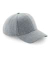 BB677 B677 Beechfield Jersey Athleisure Baseball Cap Heather Grey colour image